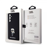 Karl Lagerfeld Samsung Galaxy S23 FE Skal Liquid Silicone Ikonik Karl Svart