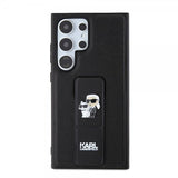 Karl Lagerfeld Samsung Galaxy S24 Ultra Skal Grip & Stand Saffiano Svart