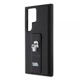 Karl Lagerfeld Samsung Galaxy S24 Ultra Skal Grip & Stand Saffiano Svart