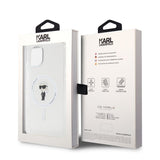 Karl Lagerfeld iPhone 15 Plus Skal Ikonik MagSafe Transparent