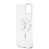 Karl Lagerfeld iPhone 15 Plus Skal Ikonik MagSafe Transparent