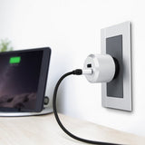 Just Mobile Väggadapter AluPlug 2st USB 2.4A