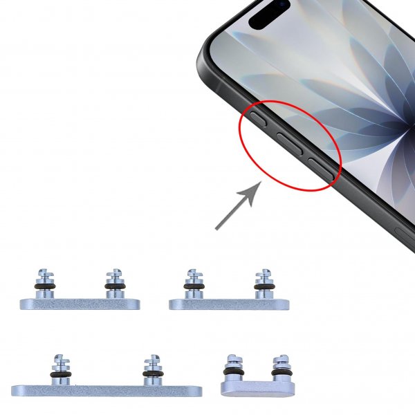 Knappsats för iPhone 17 - Blå