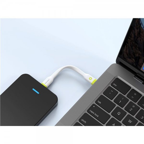 Mobile Origin Kompakt USB-C Kabel 10 cm Vit