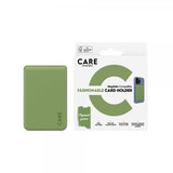 CARE by PanzerGlass Korthållare Fashionable Card Holder MagSafe Grön