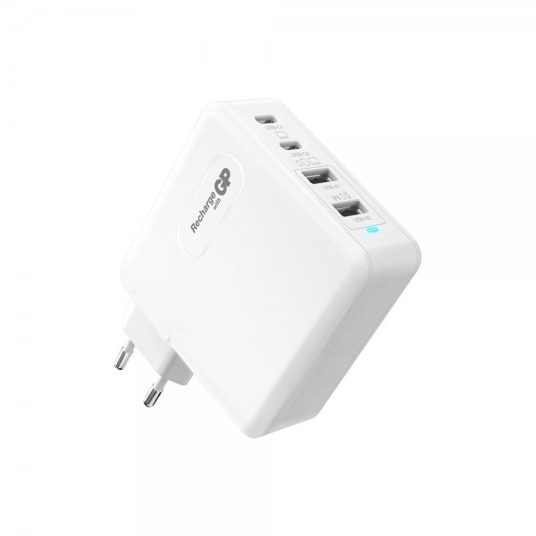 GP Laddare 100W GaN 2xUSB-C + 2xUSB-A