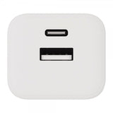 X2O Laddare 20W Dubbel USB-C/USB-A GaN Vit