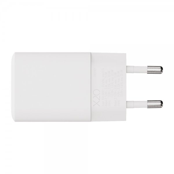 X2O Laddare 20W Dubbel USB-C/USB-A GaN Vit