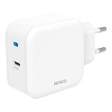 Deltaco Laddare 30W USB-C PD Vit