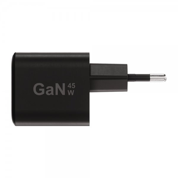 X2O Laddare 45W Dubbel USB-C/USB-C GaN Svart