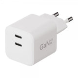 X2O Laddare 45W Dubbel USB-C/USB-C GaN Vit