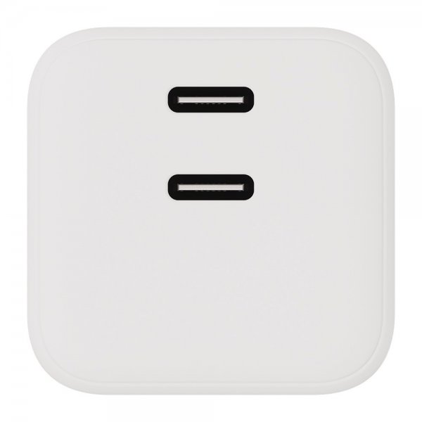 X2O Laddare 45W Dubbel USB-C/USB-C GaN Vit
