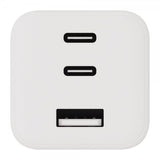 X2O Laddare 65W Trippel USB-C/USB-A GaN Vit
