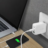 GP Laddare GaN PD 65W 2xUSB-C + 1xUSB-A