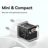 Baseus Laddare GaN5 Fast Charger Mini 30W Vit
