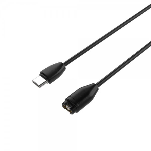 Fixed Laddare Garmin Smartwatch USB-C 2m Svart
