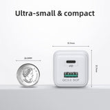 Joyroom Laddare JR-QP303 USB-C+USB-A 30W