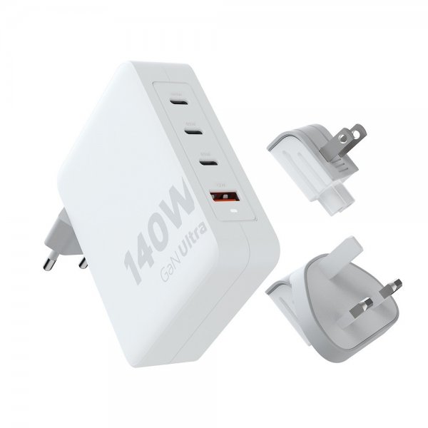 Xtorm Laddare med Kabel 140W GaN-Ultra Travel Charger + USB-C PD Cable