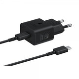 Samsung Original Laddare med Kabel 25W Power Adapter Svart