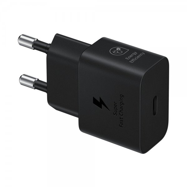 Samsung Original Laddare med Kabel 25W Power Adapter Svart