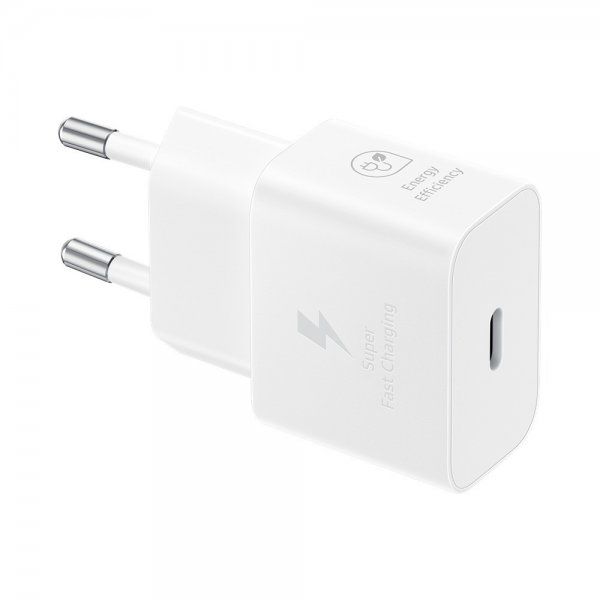 Samsung Original Laddare med Kabel 25W Power Adapter Vit