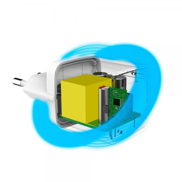 Celly Laddare med Lightning-kabel TC1C20WLIGHT 20W Vit