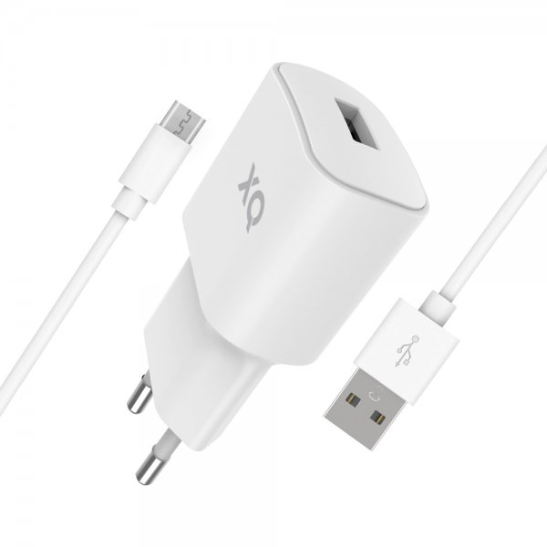 Xqisit Laddare med Micro USB-kabel Vit