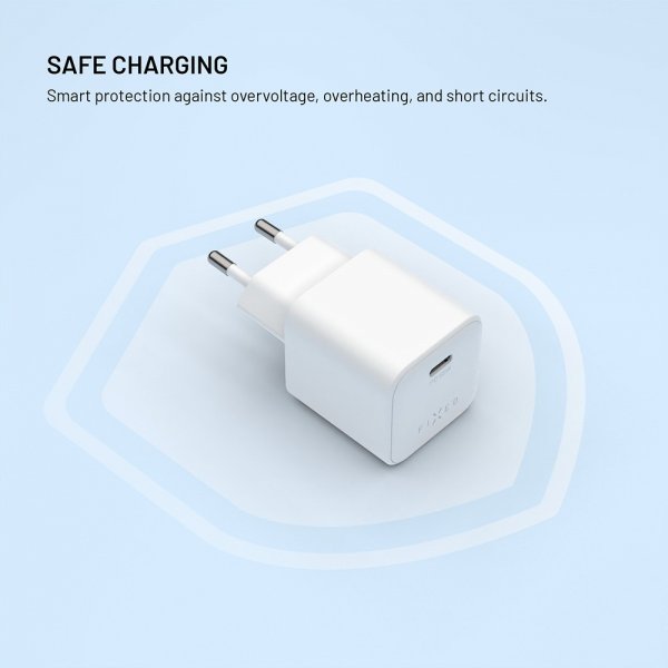 Fixed Laddare Mini PD 65W GaN Vit