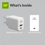 GP Laddare PD 20W USB-A + USB-C