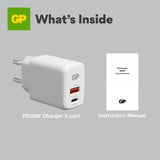 GP Laddare PD 30W USB-A + USB-C