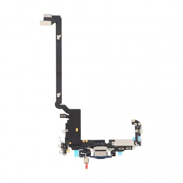 Laddkontakt med Flexkabel för iPhone 17 Pro Max - Blå