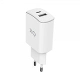 Xqisit Laddningsadapter med USB-A och USB-C uttag 30W Vit