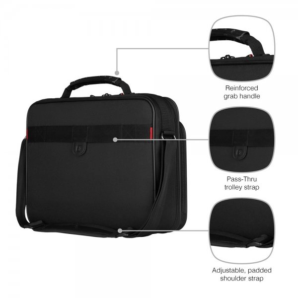 Wenger Legacy 16" Slim Datorväska Svart