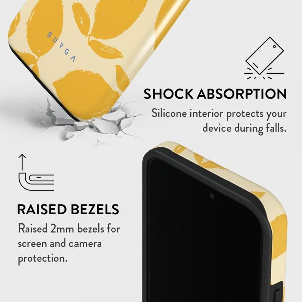 Burga iPhone 13 Pro Skal Tough MagSafe Lemon Tart