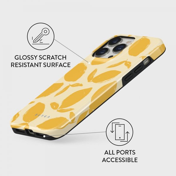 Burga iPhone 14 Pro Skal Tough MagSafe Lemon Tart