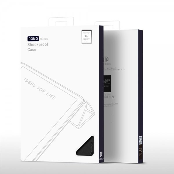 Dux Ducis Lenovo Tab M11 TB330 Fodral DOMO Series Svart