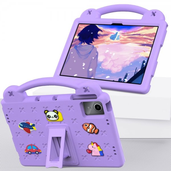Lenovo Tab M11 TB330 Skal för Barn Stickers Lila