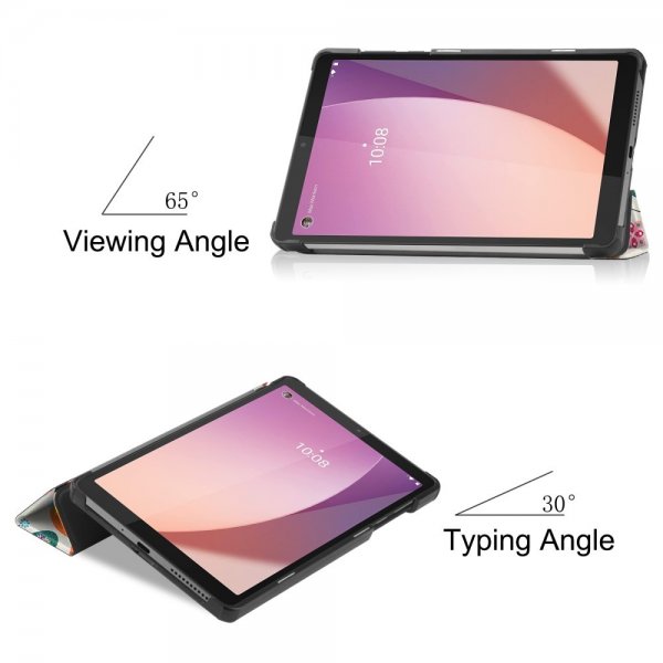 Lenovo Tab M8 (4th gen) TB300 Fodral Motiv Färgglada Fjärilar