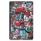 Lenovo Tab M8 (4th gen) TB300 Fodral Motiv Graffiti