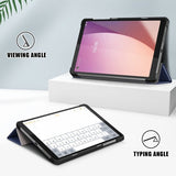 Lenovo Tab M8 (4th gen) TB300 Fodral Trifold Blå