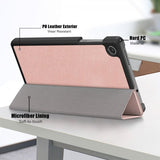 Lenovo Tab M8 (4th gen) TB300 Fodral Trifold Roseguld
