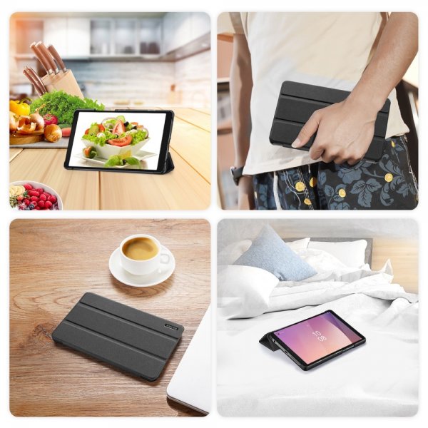 Dux Ducis Lenovo Tab M9 TB310 Fodral DOMO Series Svart