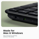 Satechi EX3 Slim Trådlöst Tangentbord Space Black