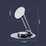 LK-T639 360 Roterbar Magnetisk Telefonhållare Svart