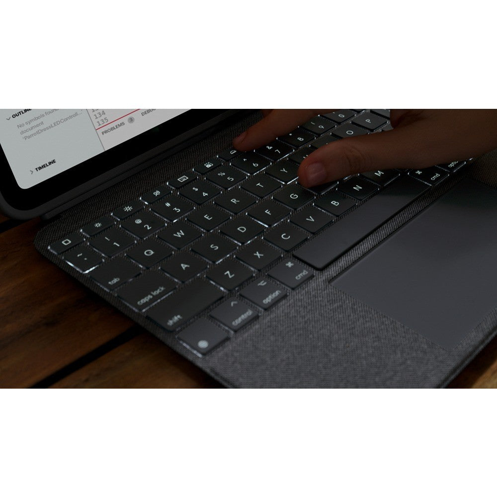 Logitech iPad 10.9 (gen 10)/iPad 11 (A16) Fodral med Tangentbord Combo Touch