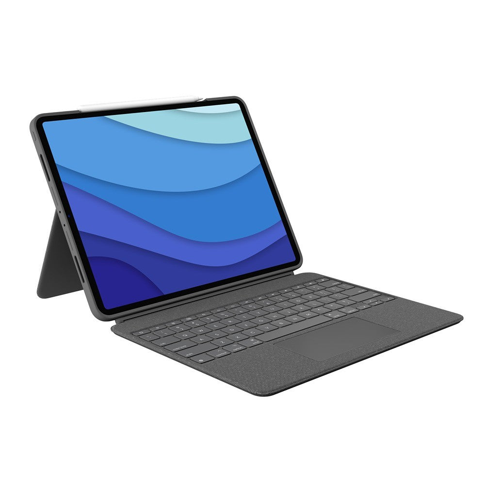 Logitech iPad Pro 12.9 (gen 4/5/6) Fodral med Tangentbord Combo Touch