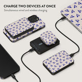 Burga Powerbank MagSafe 5000 mAh Love Me Right Metallgrå