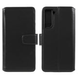 Nordic Covers Samsung Galaxy S21 Fodral Essential Leather Raven Black