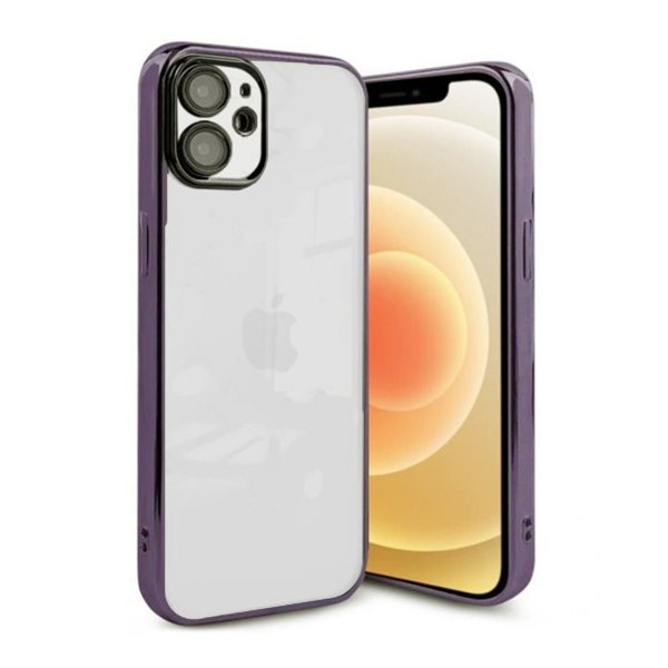 iPhone 11 Skal Glitter Transparent Stöttåligt Lila
