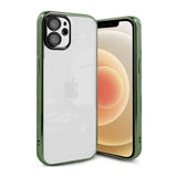 iPhone 12 Skal Glitter Transparent Stöttåligt Grön